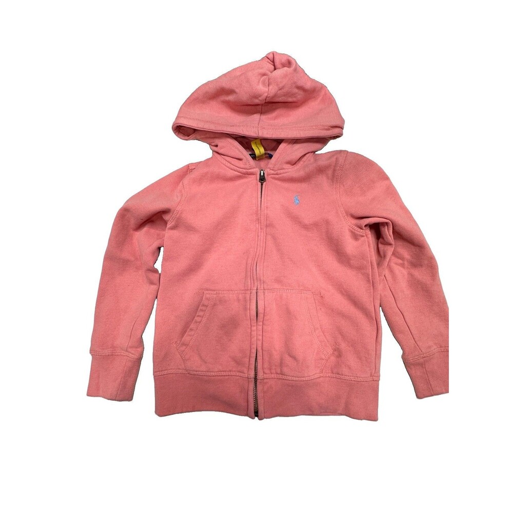 Polo Ralph Lauren Pink Full Zip Jacket Size Small 7 Girl